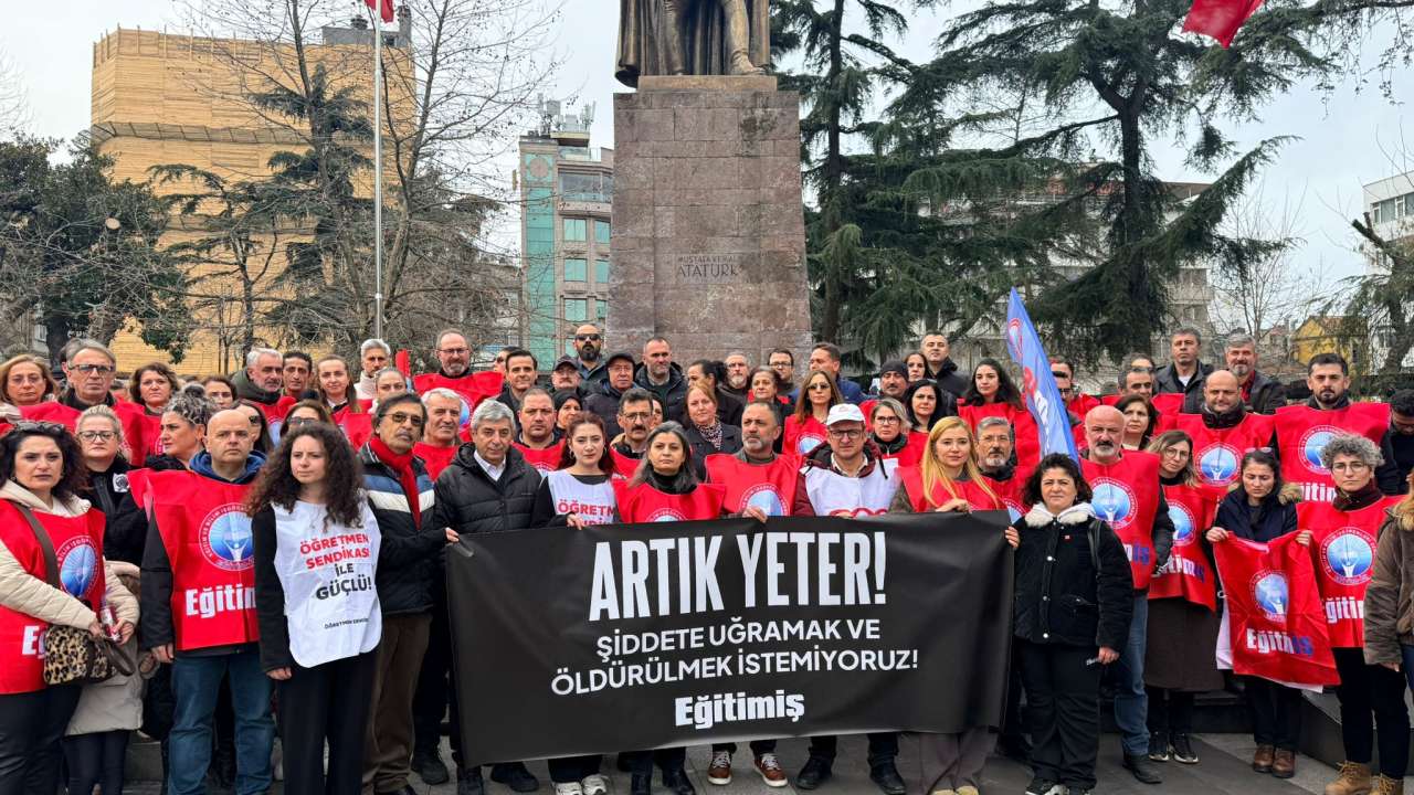 Trabzon’da Eğitim-İş’ten sert tepki: “Can güvenliği istiyoruz”