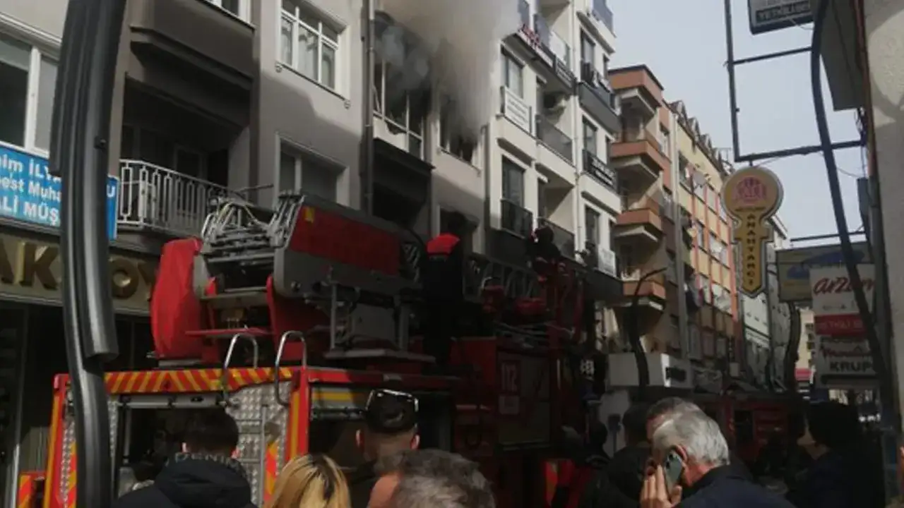 Giresun’da apartman dairesinde yangın paniği