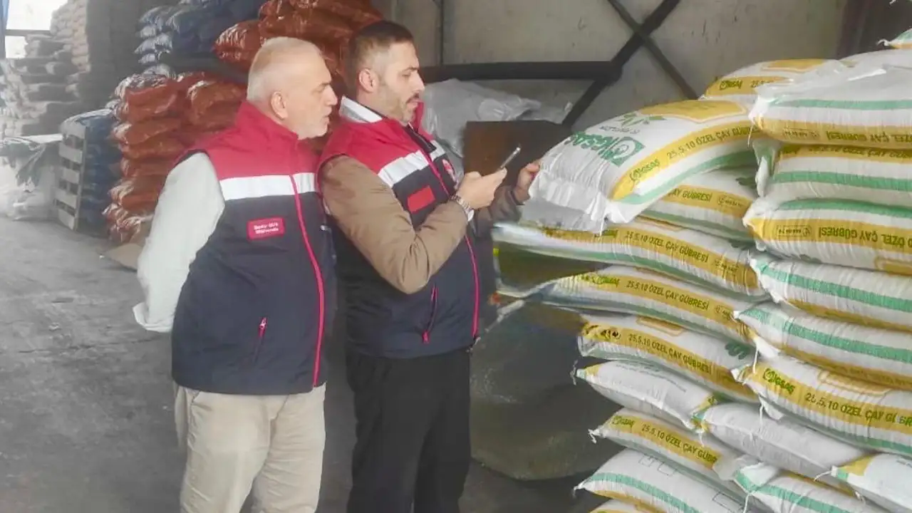 Rize’de gübre bayilerine sıkı denetim: Yasaklı ürüne yaptırım