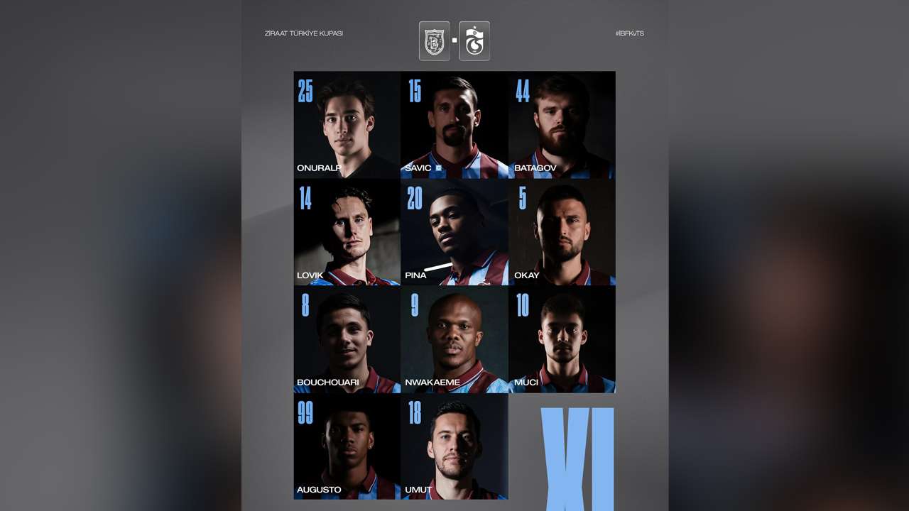 Fatih Tekke’den Başakşehir maçına bol sürprizli kadro