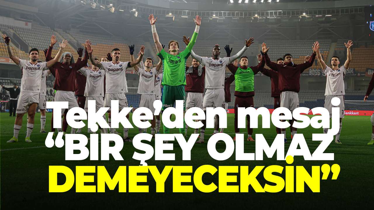 Fatih Tekke’den maç sonu açıklaması: “Bir şey olmaz demeyeceksin”