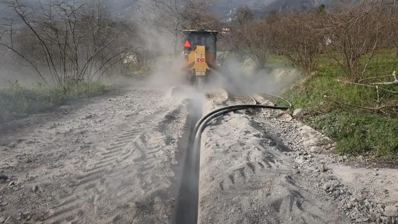 Ordu’da içme suyu altyapısı güçleniyor: 7 bin 400 metrelik yeni hat
