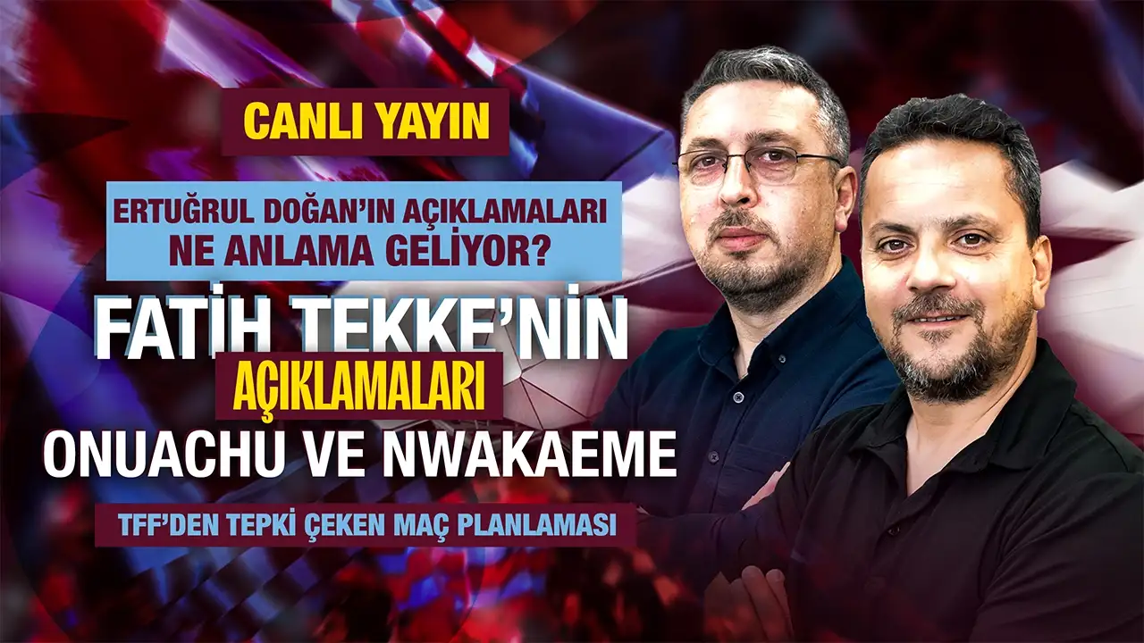 CANLI YAYIN: Trabzonspor'da son gelişmeler Saha Kenarı programında ele alınıyor