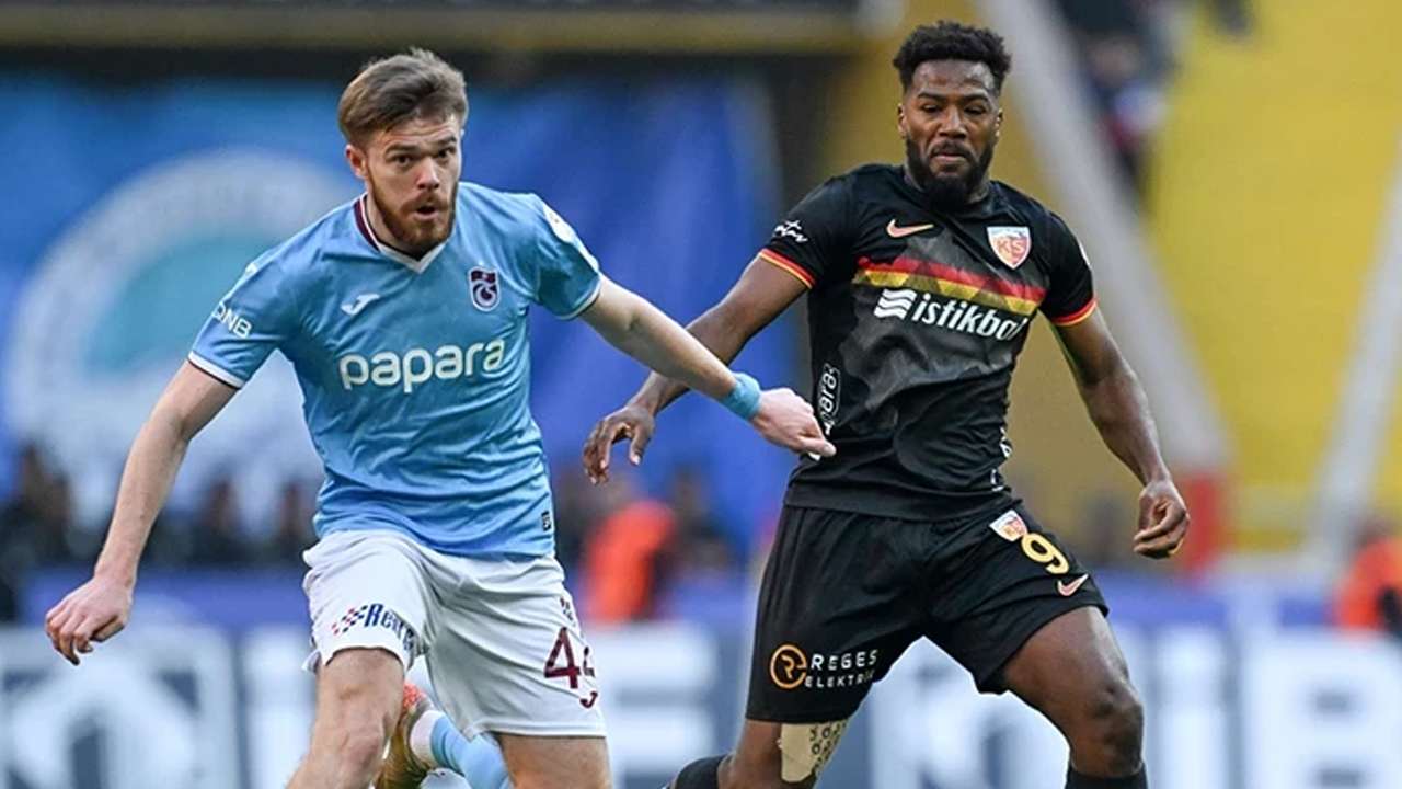 Trabzonspor’un dikkat çeken Kayserispor performansı