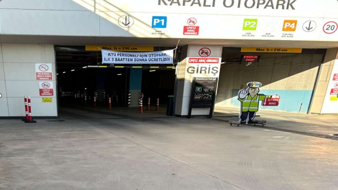 KTÜ Tıp Fakültesi'nde otopark tartışması! Personele ücretli mi oldu?