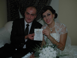 Rize'de damadın jesti gerçek oldu!