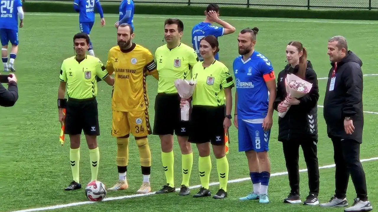 Trabzon’da kadın hakemlere 8 Mart sürprizi