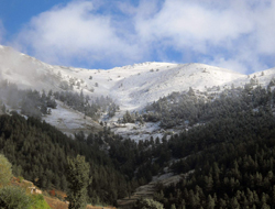 Gümüşhane'ye yılın ilk karı yağdı