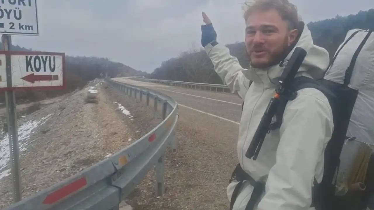 Almanya’dan yürüyerek Japonya’ya gidiyor: Rotasında Trabzon da var