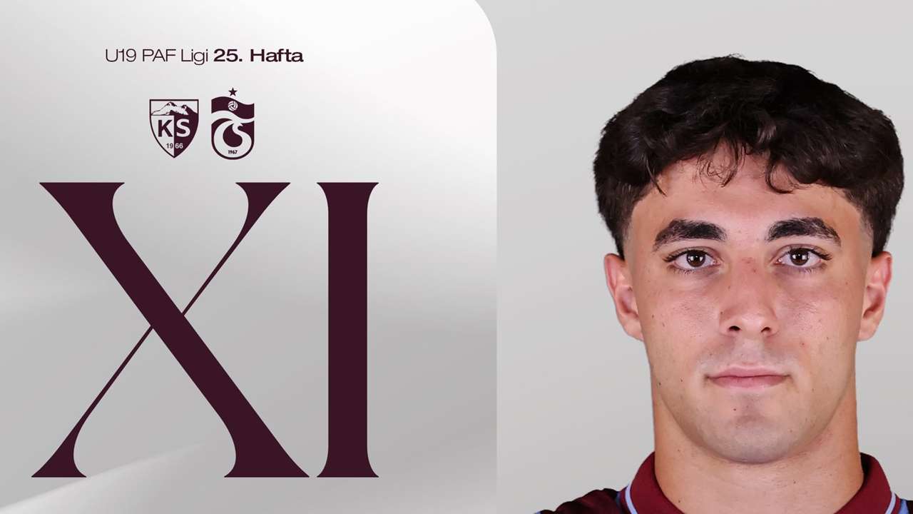 Trabzonspor U19’un Kayserispor maçı ilk 11’i belli oldu