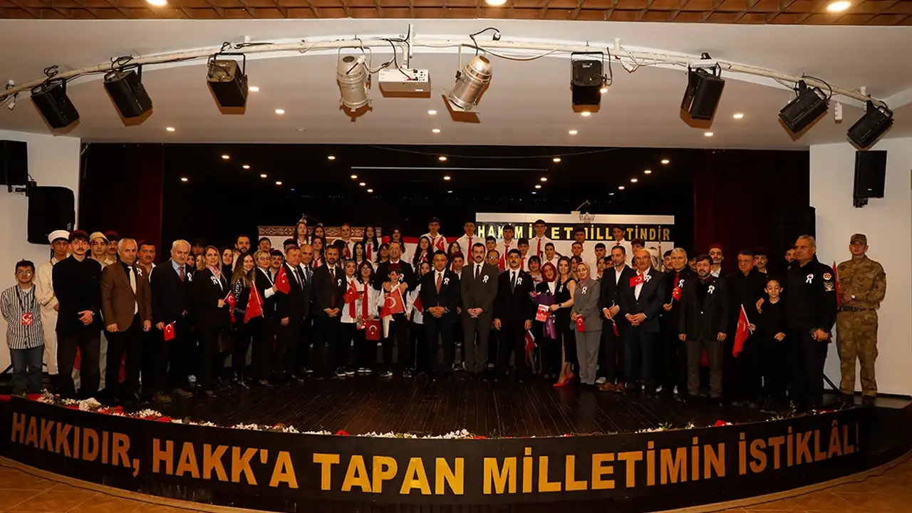 Akçaabat’ta İstiklal Marşı’nın kabulünün yıl dönümü anıldı