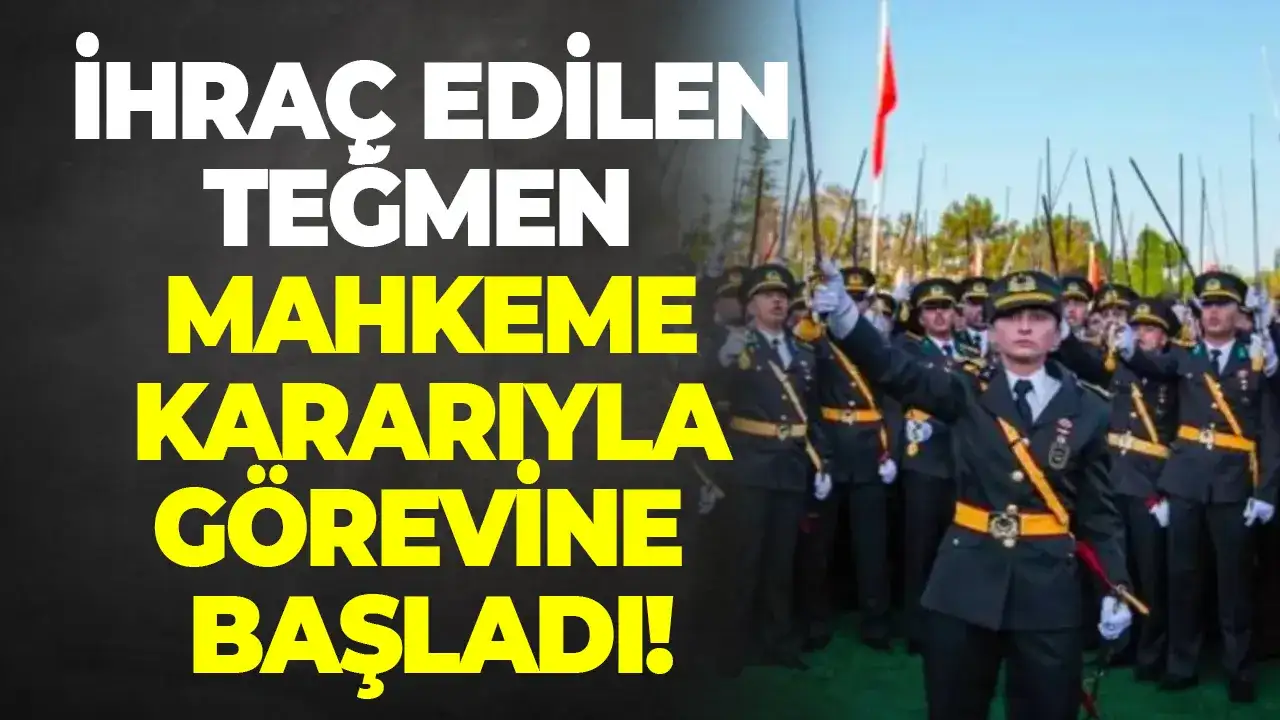 Mahkeme, ihraç kararını iptal etmişti: Teğmen Deniz Demirtaş, göreve başladı