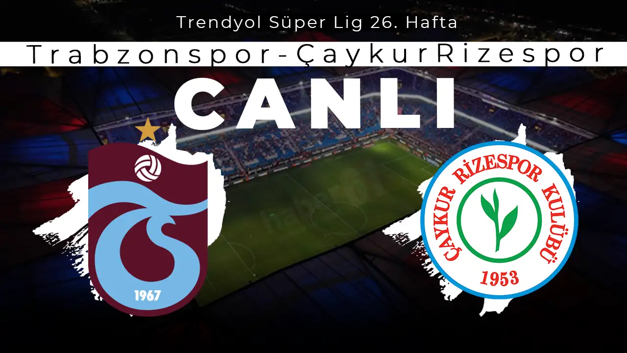 CANLI ANLATIM I Trabzonspor evinde Çaykur Rizespor'u ağırlıyor