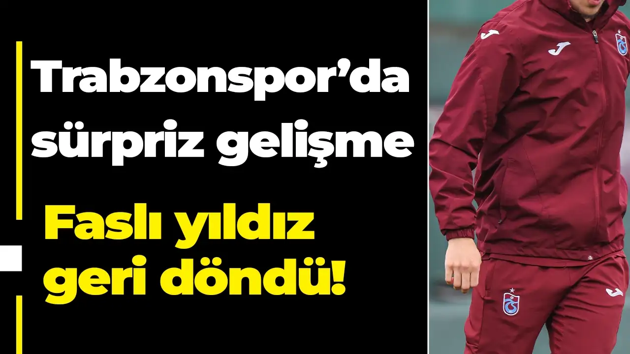 Trabzonspor’da sürpriz gelişme! Faslı yıldız geri döndü