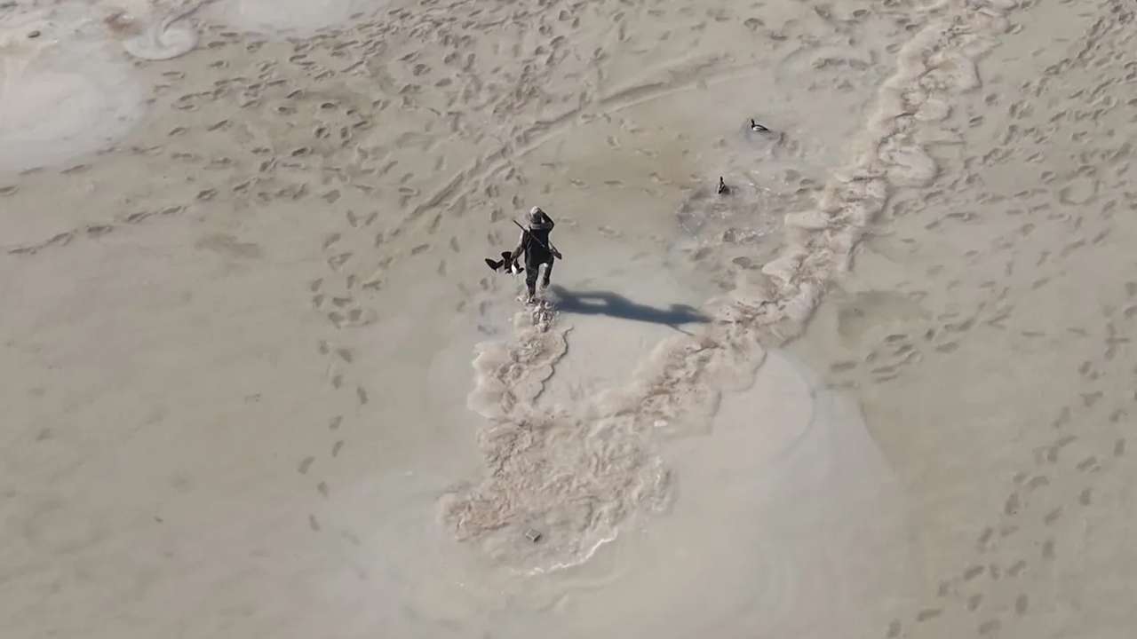 Kaçak avcı dehşeti: Görevliye ateş açıp dronu düşürdüler