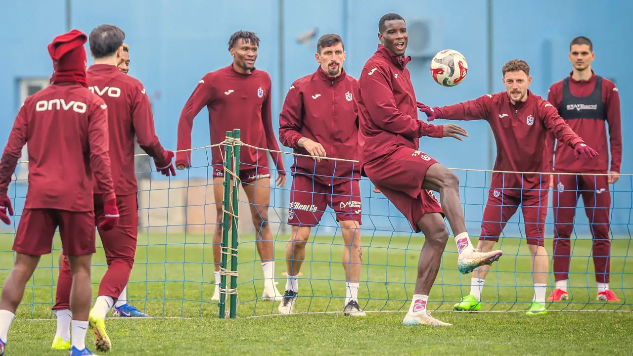 Trabzonspor Eyüpspor maçı hazırlıklarını tamamladı
