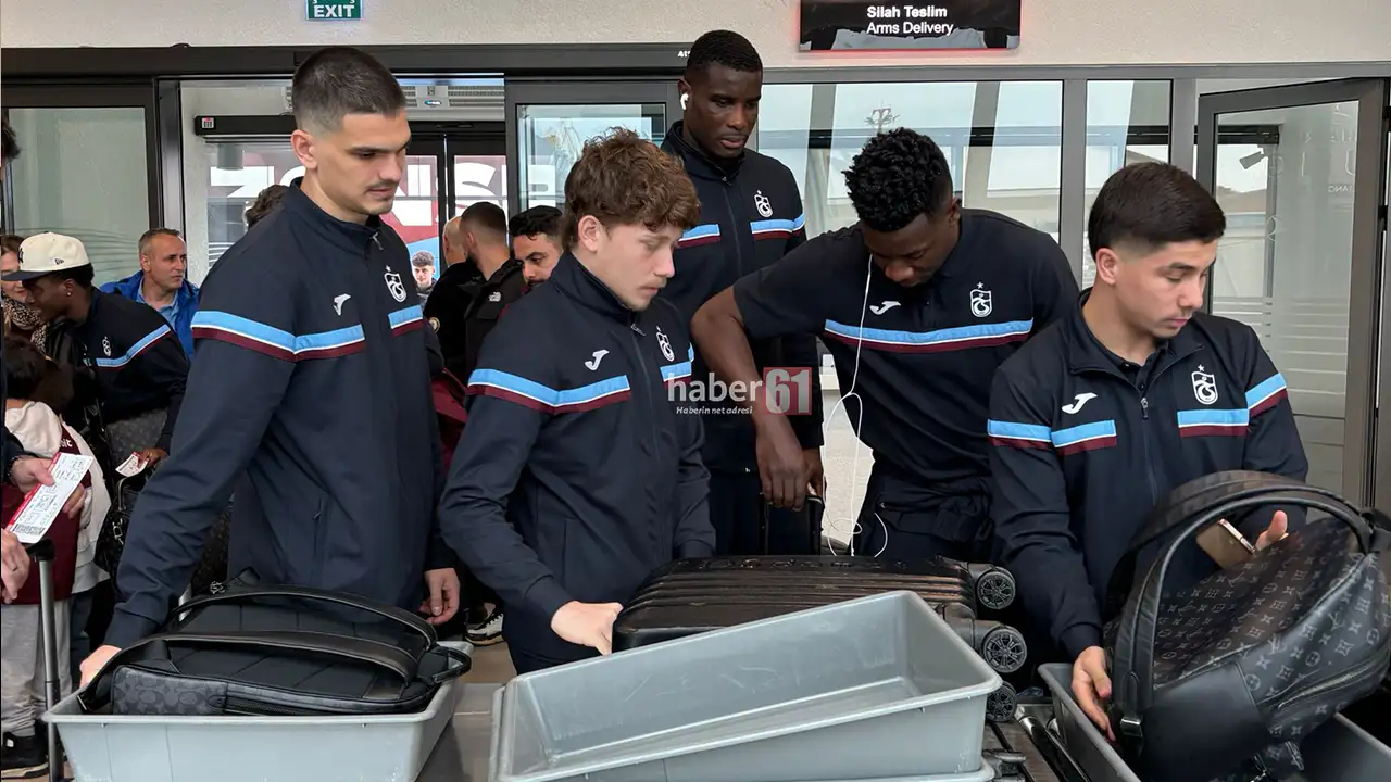 Trabzonspor Eyüpspor maçı için İstanbul'a uçtu