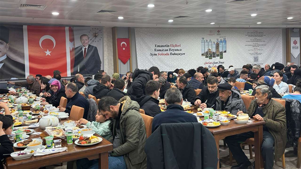 Trabzon Vakıflar Bölge Müdürlüğü’nden iftar programı