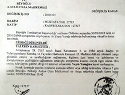 İçeriksiz bir dava ve yayın yasağı