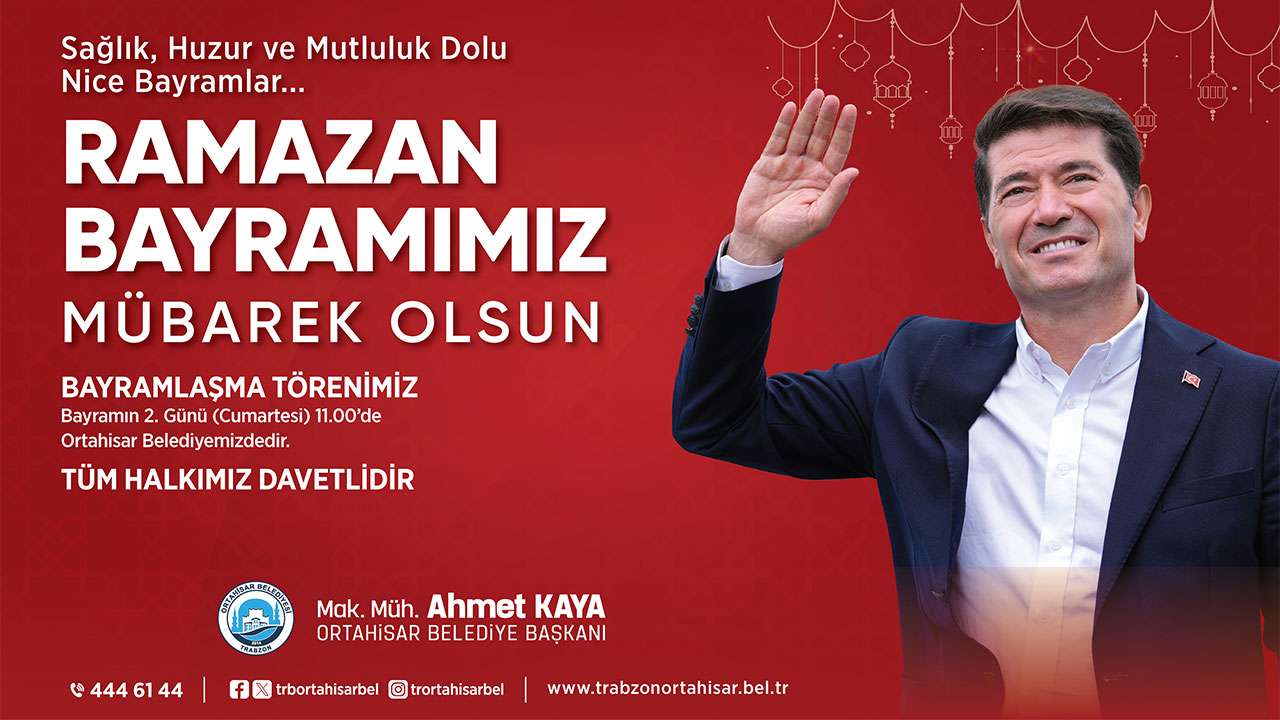 Ortahisar Belediyesi Ramzan Bayramı İlanı - 2026
