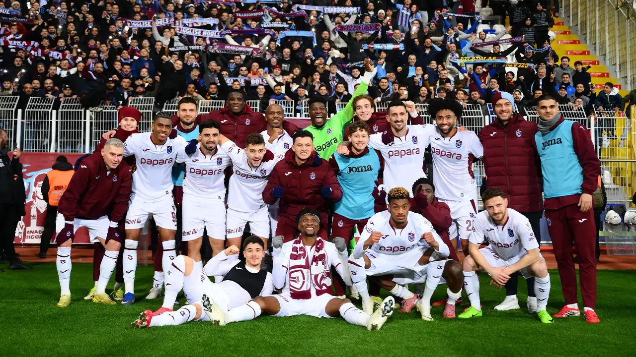 Trabzonspor ikinci yarı daha çok puan topladı: Milli araya moralli girdi