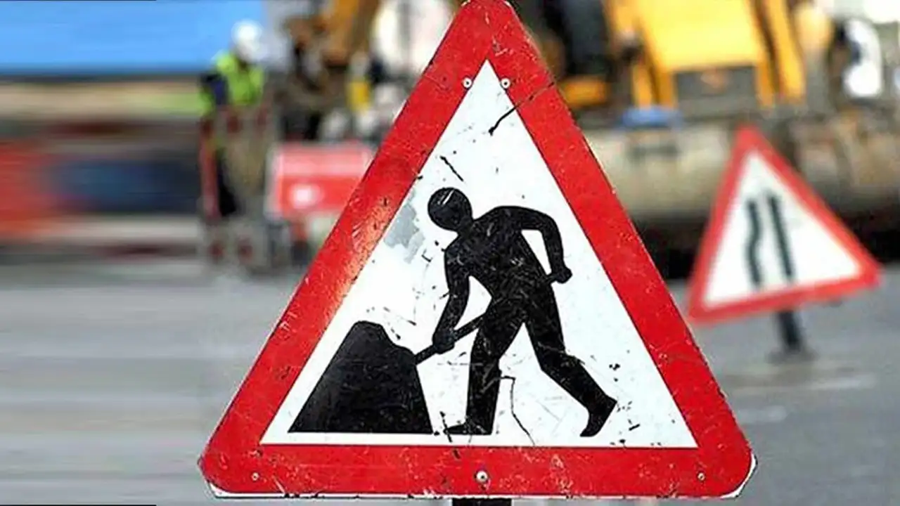 Trabzon’un en işlek yolunda yaya üst geçidi çalışması