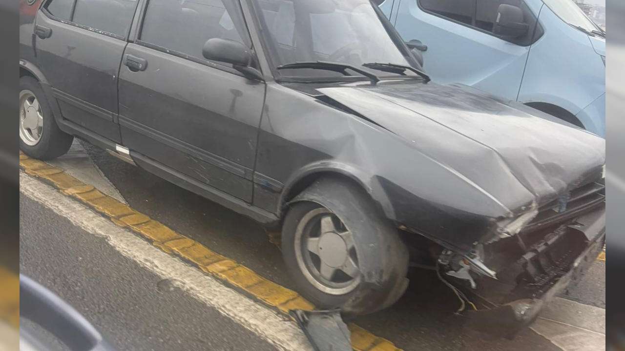 Trabzon’da bayram günü kaza! Trafik durma noktasına geldi