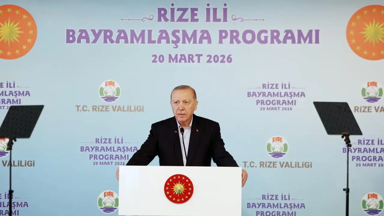Erdoğan’dan Rize’de bayramlaşmada “Netanyahu terörü” mesajı