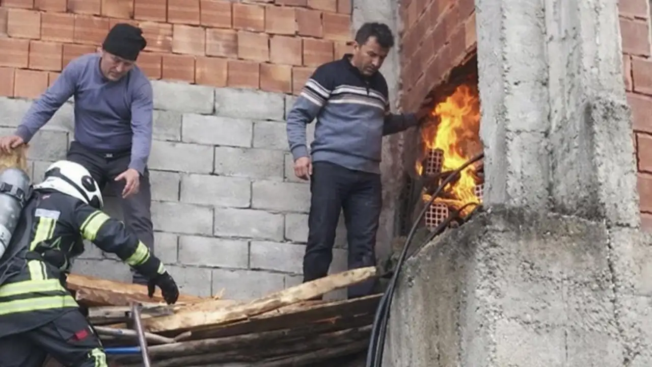 Trabzon’da yangın paniği: Ardiye deposu kullanılamaz hale geldi