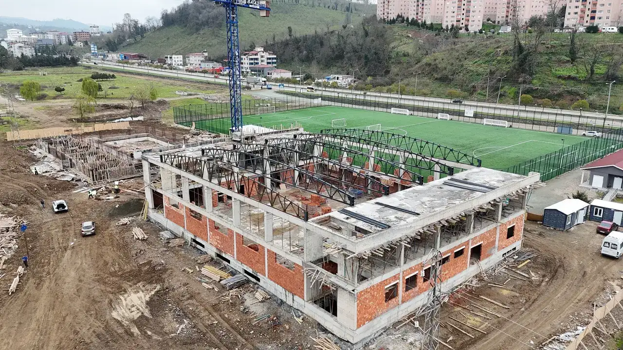 Ordu’da Eskipazar Spor Kompleksi yükseliyor