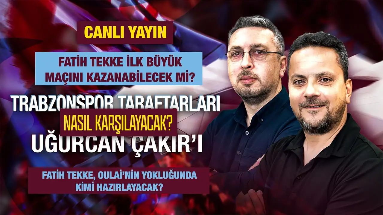 CANLI YAYIN: Trabzonspor'da son gelişmeler Saha Kenarı programında ele alınıyor