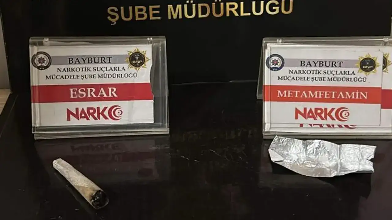 Bayburt’ta narkotik operasyonu: 5 şüpheliye adli işlem