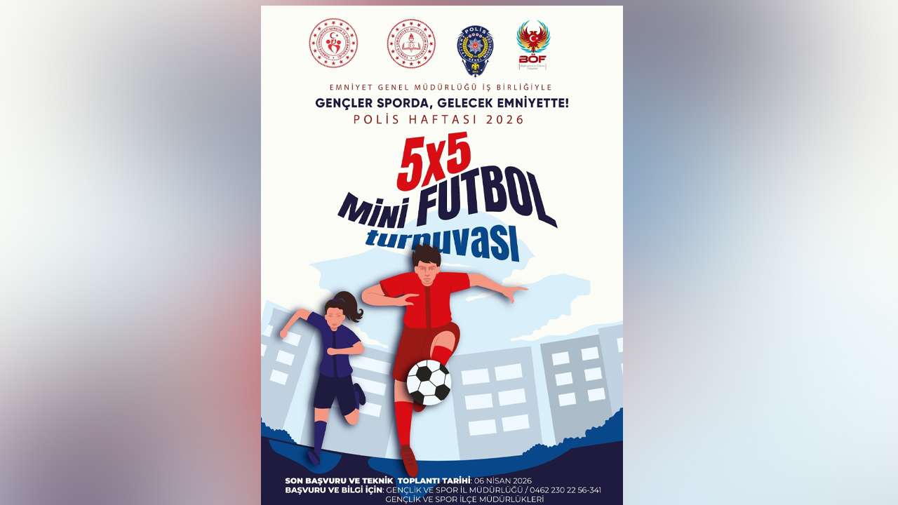 Trabzon’da Polis Haftası için futbol turnuvası düzenlenecek! Başvurular başladı