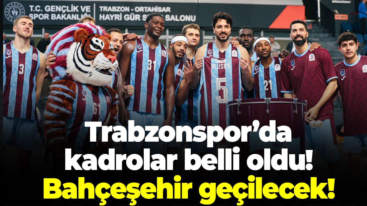 Trabzonspor’da kadrolar belli oldu! Tek hedef galibiyet! Canlı anlatım Haber61’de