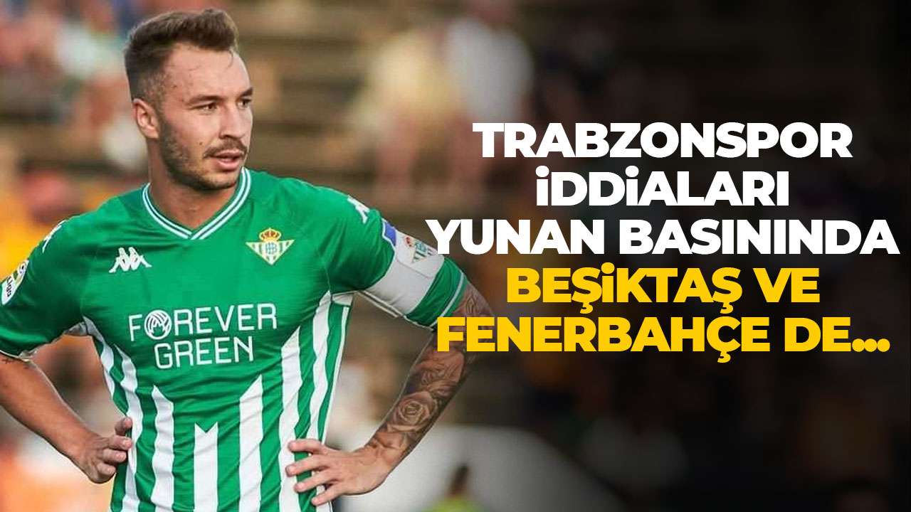 Yunanistan’dan flaş iddia! Trabzonspor, Beşiktaş ve Fenebahçe ile Moron yarışında