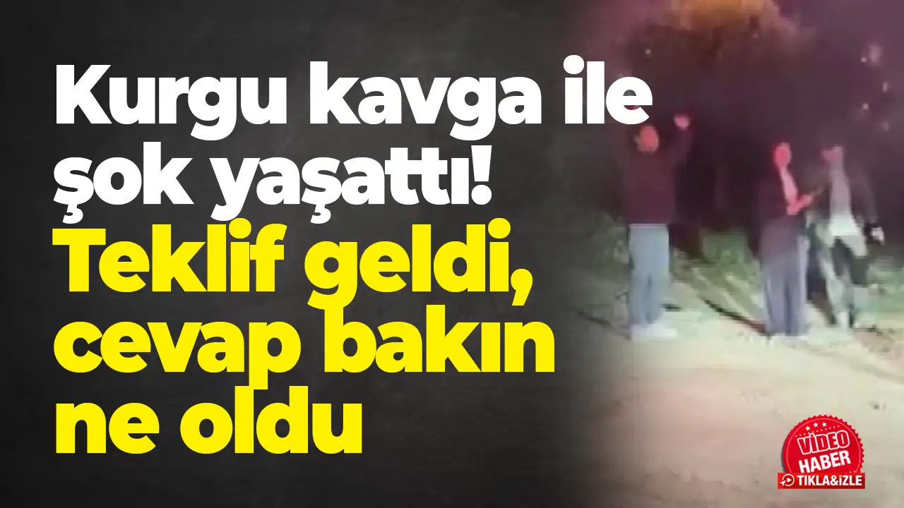 Samsun'da kurgu kavga ile şok yaşattı: Teklif geldi, cevap “evet” oldu
