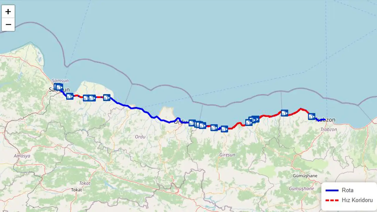 Trabzon'dan yola çıkacaklar dikkat! Radar noktaları belli oldu