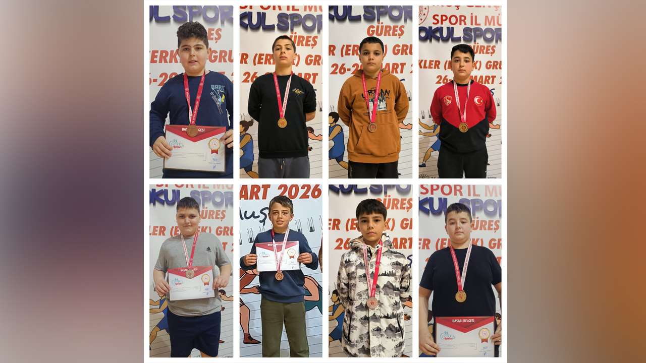 Trabzon Büyükşehir Belediyespor’dan güreşte 8 madalya! Muş’ta önemli başarı