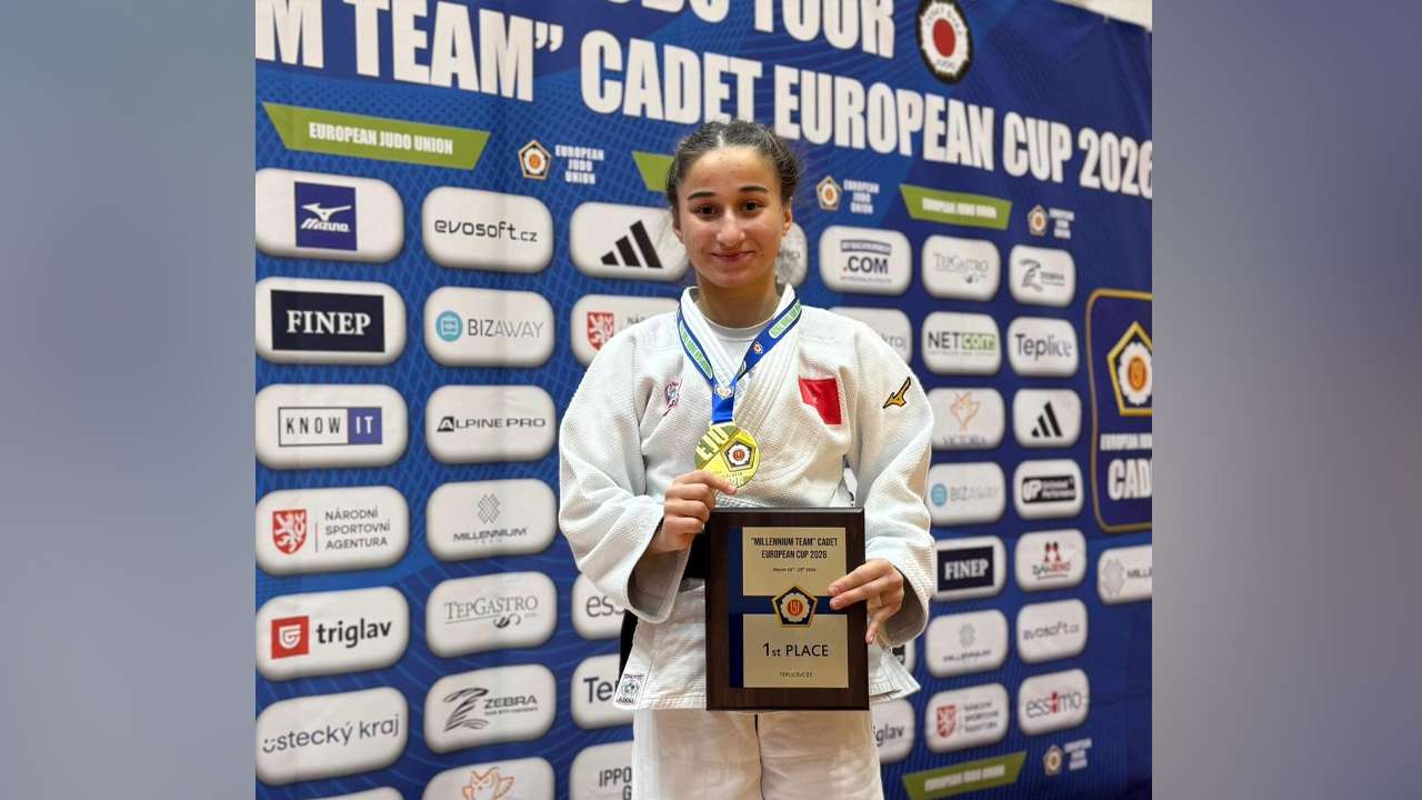 Trabzonlu judocu Yağmur Yılmaztürk Avrupa’da zirveye çıktı! Altın madalya kazandı