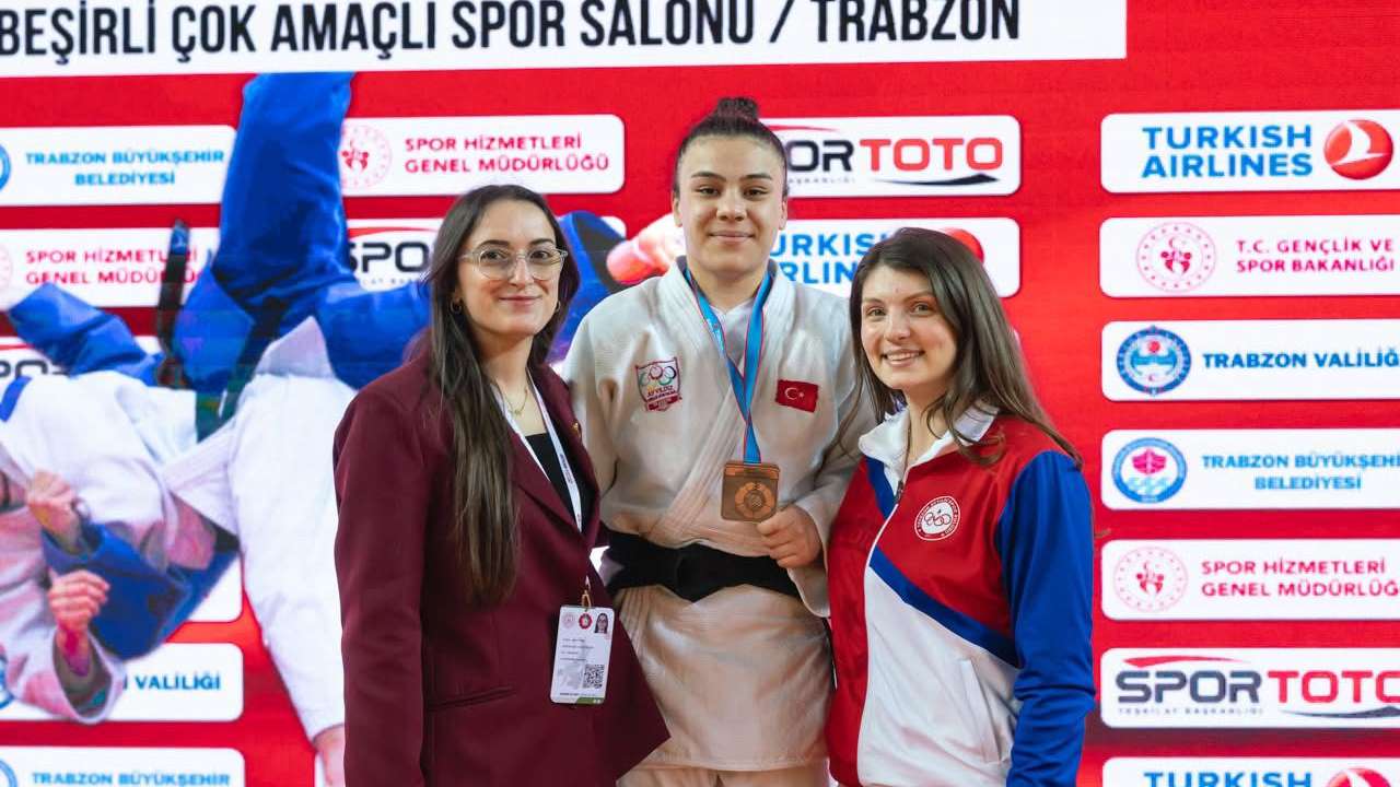 Trabzon TOHM sporcusu judocu Rüya Ceylan’dan bronz madalya