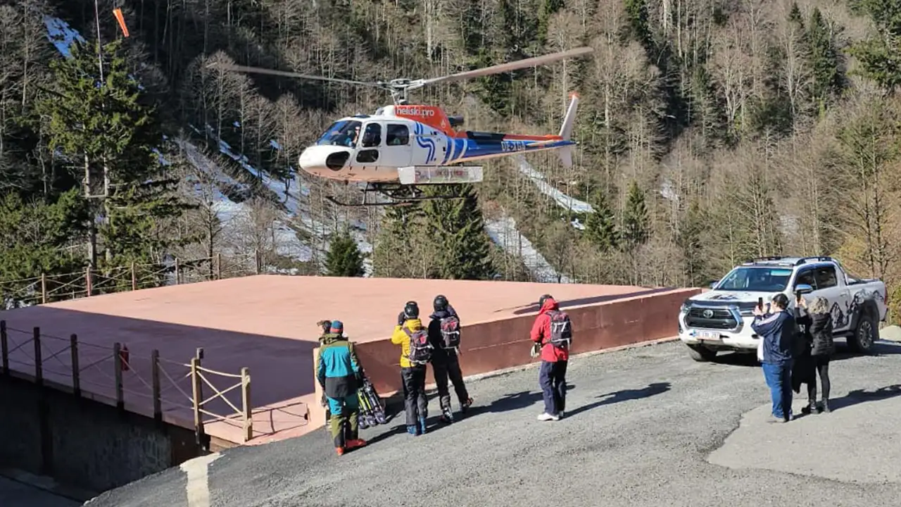 Rize Kaçkar Dağları’nda heliski sezonu sona erdi
