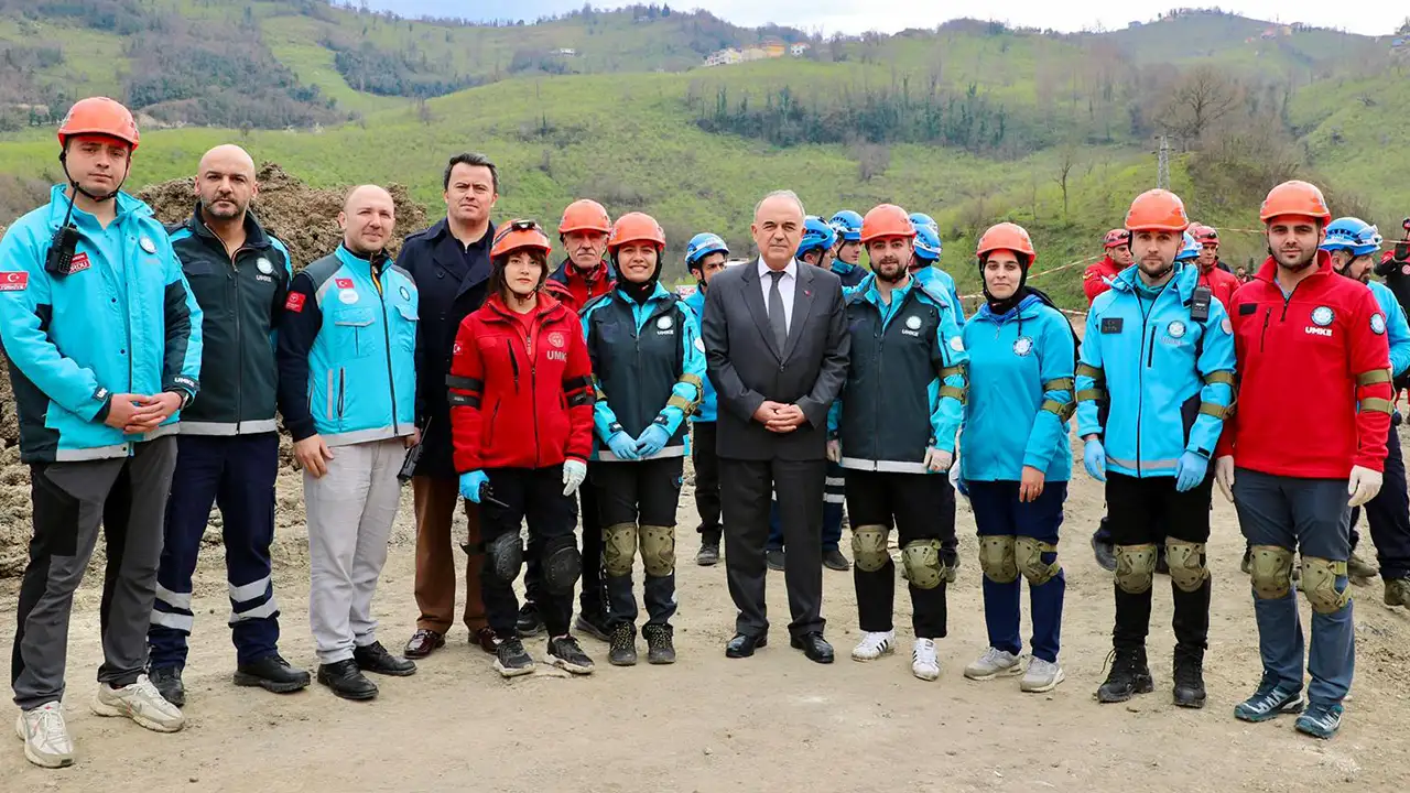 Ordu’da heyelan senaryosu: AFAD’dan kapsamlı tatbikat