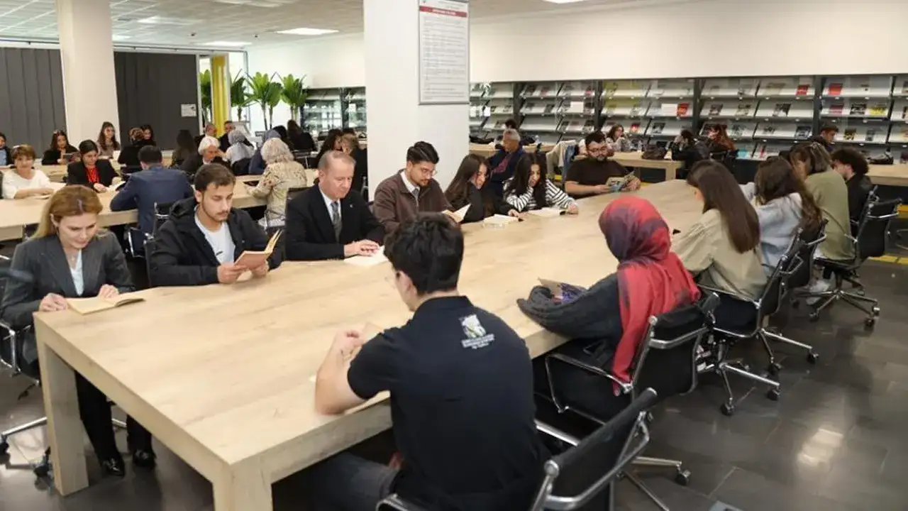 Ordu’da Kütüphane Haftası’nda kitap okuma etkinliği