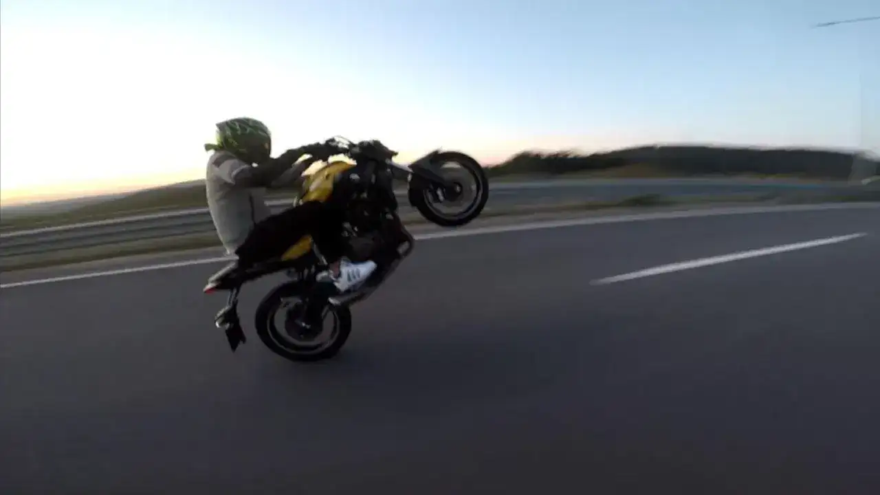 Trabzon’da motosiklet sürücüsüne ağır ceza