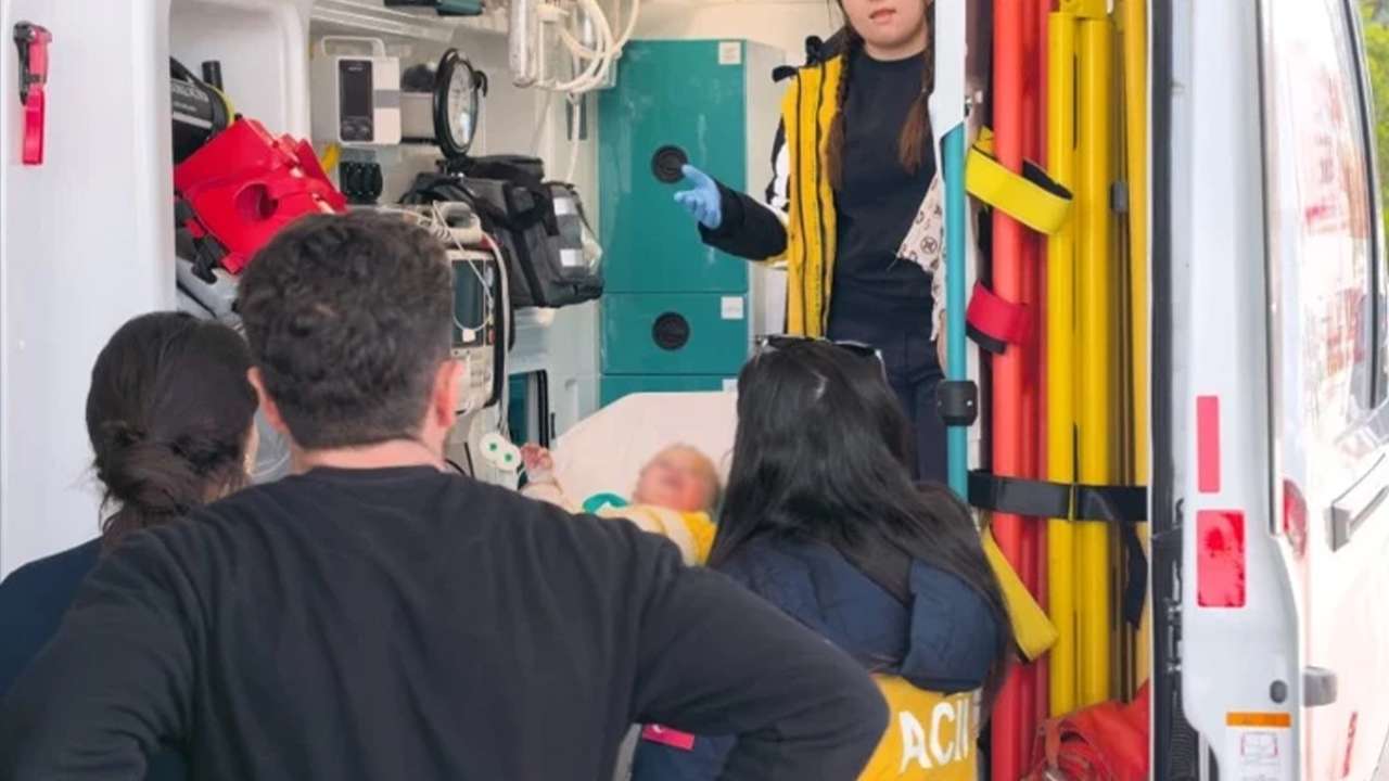 Bursa İnegöl'de üzerine kaynar su dökülen 9 aylık bebek ağır yaralandı