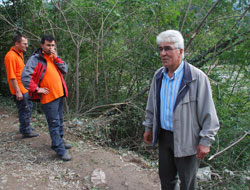 Araç uçtu, sürücü kayboldu