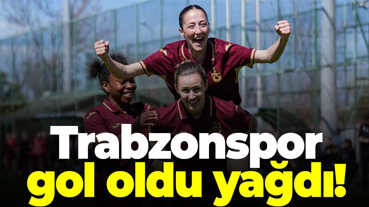 Trabzonspor Kadın Futbol Takımı’ndan Hakkarigücü karşısında 6 gollü galibiyet