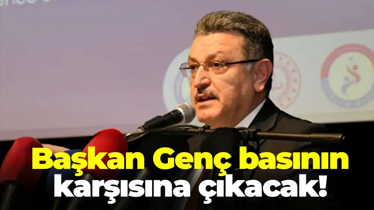 Başkan Genç basının karşısına çıkacak