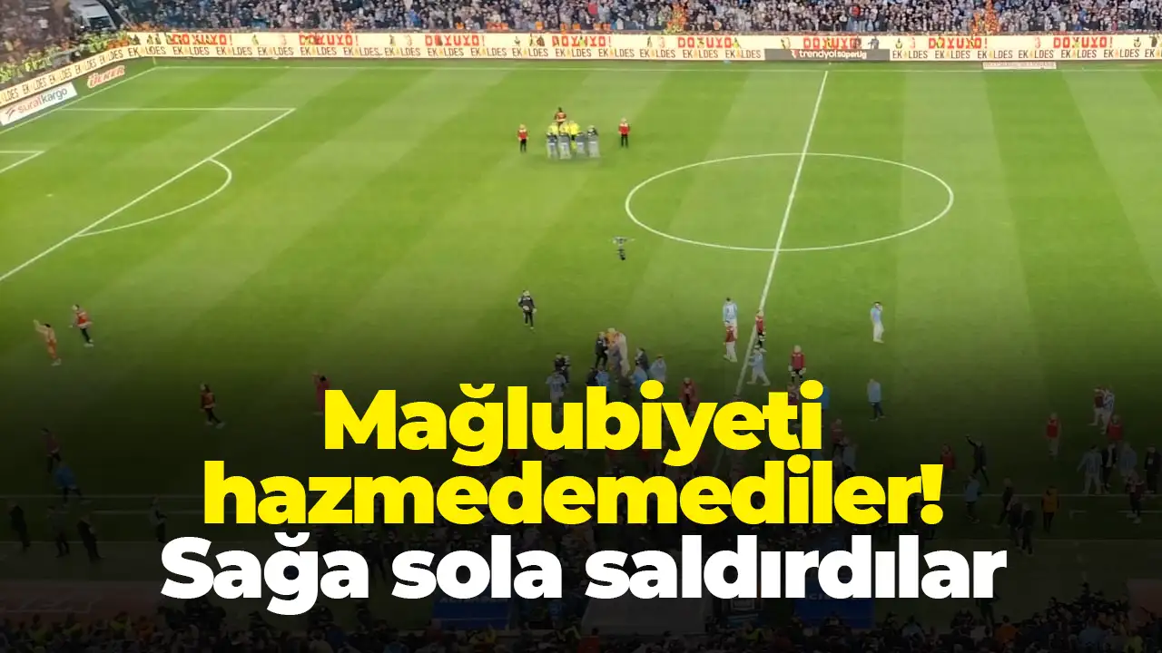Mağlubiyeti hazmedemediler: Sağa sola saldırdılar