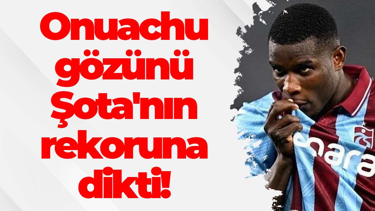 Trabzonspor'un golcüsü gözünü Şota'nın rekoruna dikti!